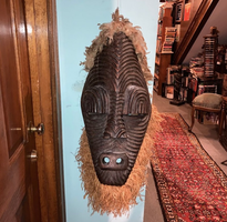 handcarved african mask 